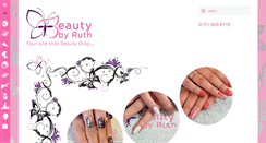 Desktop Screenshot of beautybyruth.co.uk
