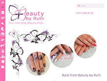 Tablet Screenshot of beautybyruth.co.uk